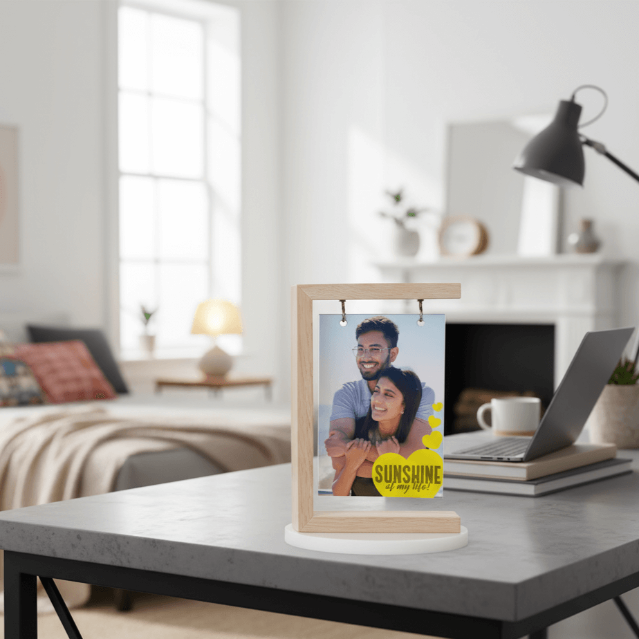 Personalized My Sunshine Wooden Photo Holder